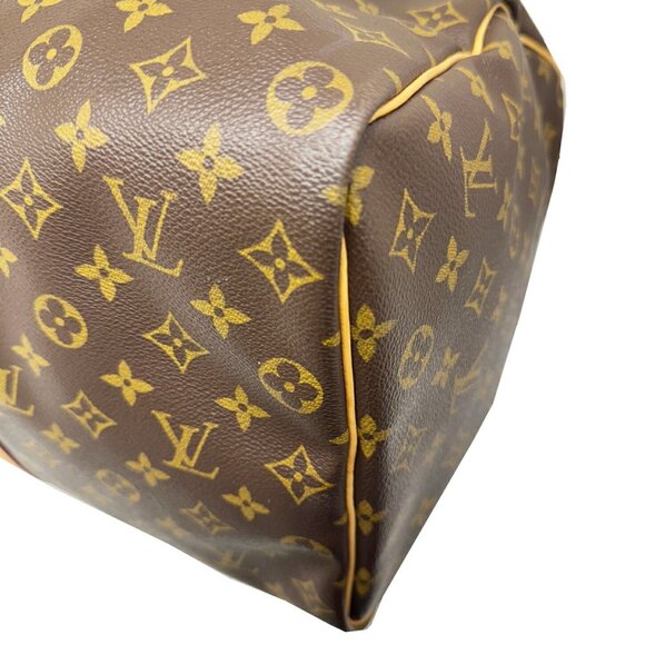 LOUIS VUITTON Brown Monogram Keepall 50 Boston Bag - Picture 7 of 16